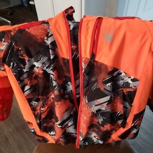 Boys spider ski jacket